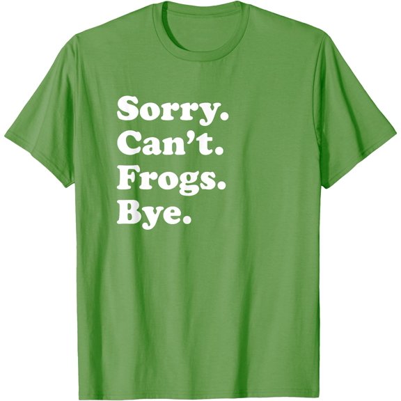 Funny Frog Gift Unisex T-Shirt for Men Women Kids,Lime Color,Size 4T