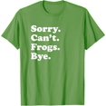 thumbnail image 1 of Funny Frog Gift Unisex T-Shirt for Men Women Kids,Lime Color,Size 4XL, 1 of 5