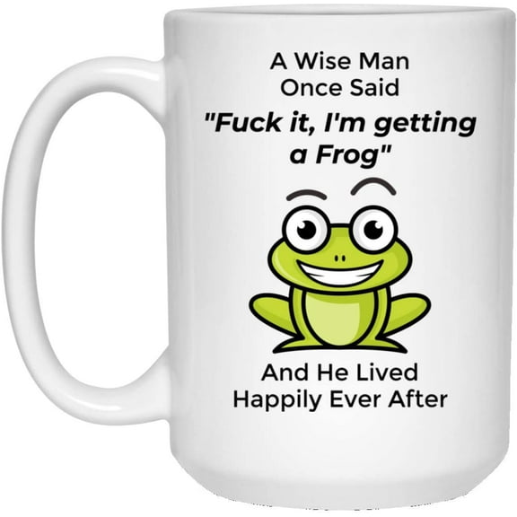 Funny Frog Gifts For Men Christmas 2022 Gifts White Coffee Mug 15oz