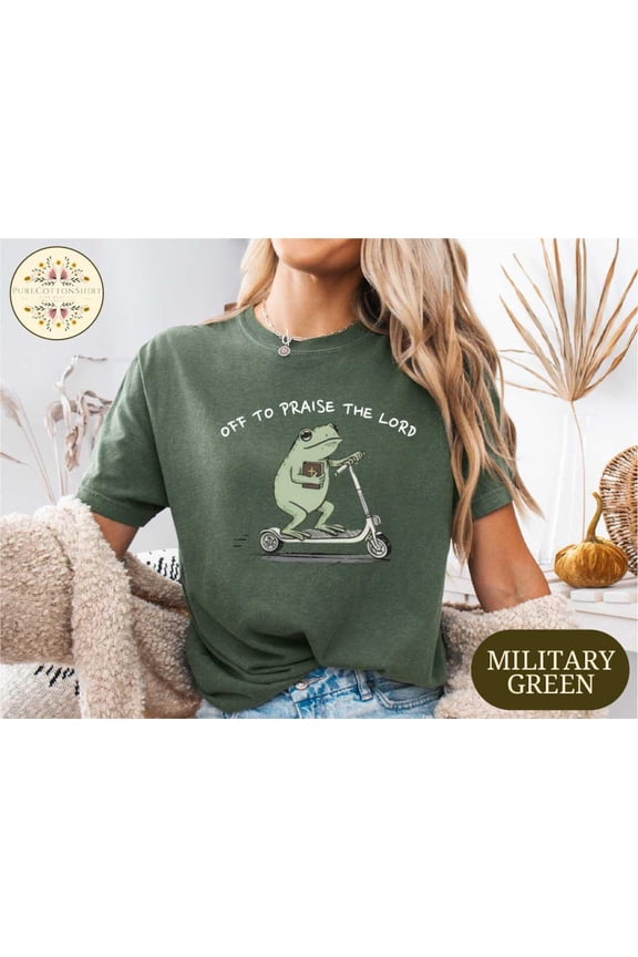 Funny Frog Graphic Shirt, Playful Humor Tee, Casual Statement Top, Adult Unisex