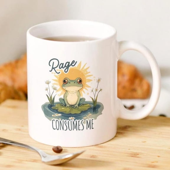 Funny Frog Mug, Frog Meme Mug, Funny Coffee Mug, Funny Office Mug, Funny Quote Mug, hip Gift, Colleague Gift, Joke Gif, Novelty Mug.