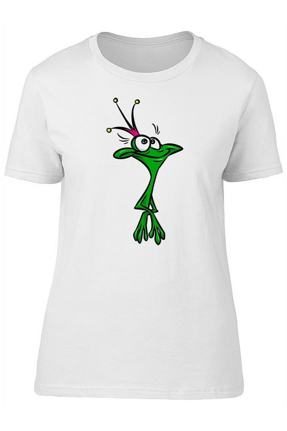 Funny Frog With A Pink Crown Tee Women's -Image by Shutterstock