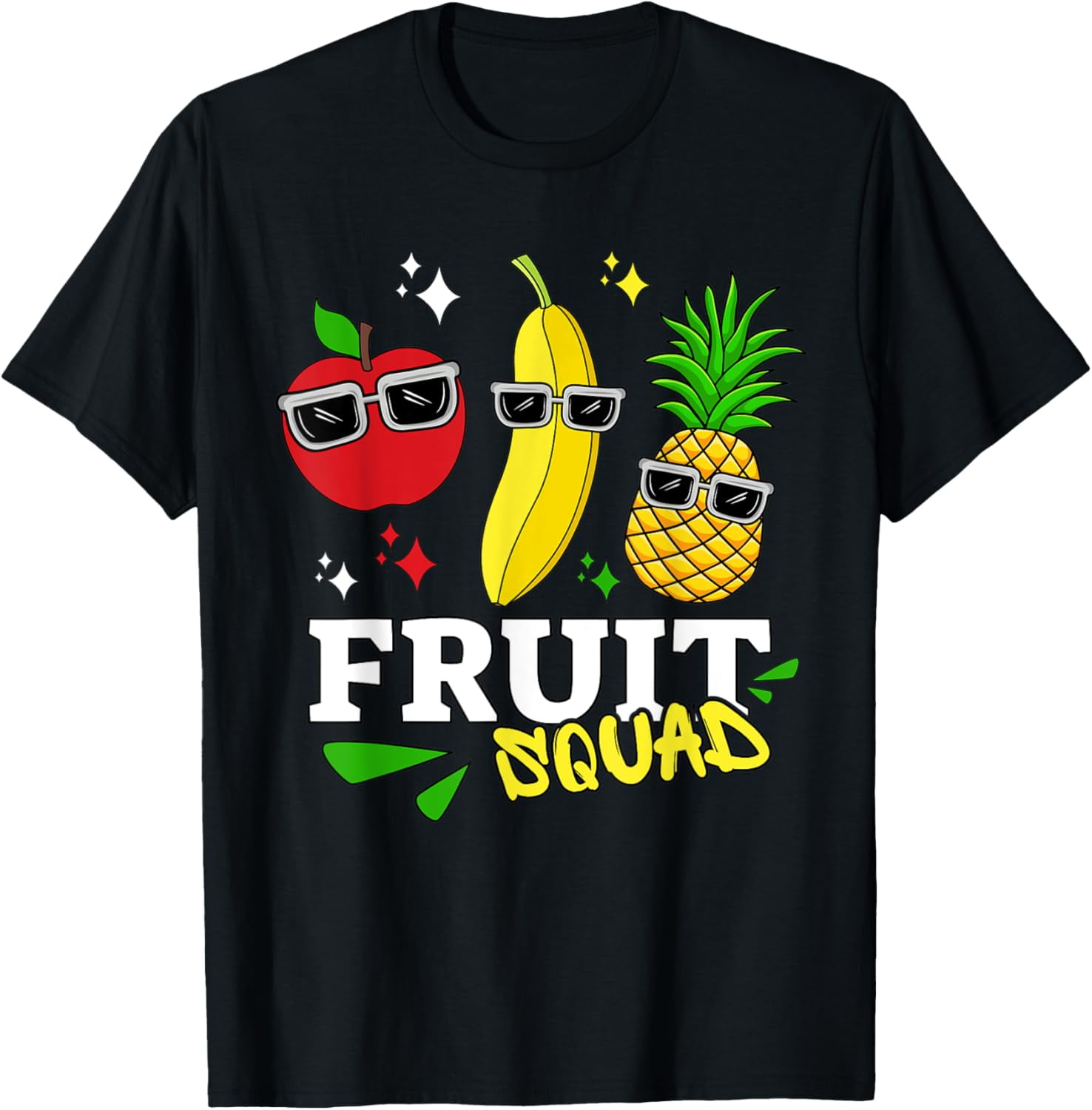 Funny Fruit Squad Food Vegan Lover Men Women Boys Girls TShirt