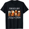 thumbnail image 1 of Funny Fueled By Coffee Jesus Caffeine Lover Thanksgiving Day T-Shirt, 1 of 3