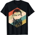 thumbnail image 1 of Funny Full Beard Beard Hipster Trend Retro T-Shirt, 1 of 4