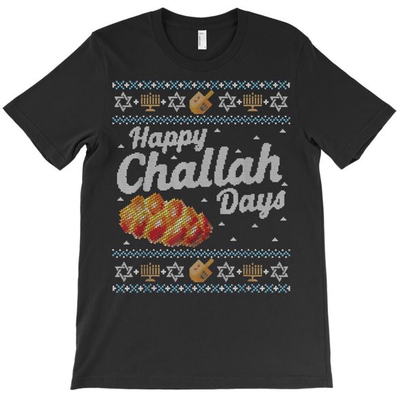 Funny Funny Hanukkah Sweater Jewish Holiday Chanukah Festival H31629 T-Shirt, for Men and Women, Up to Size 5XL