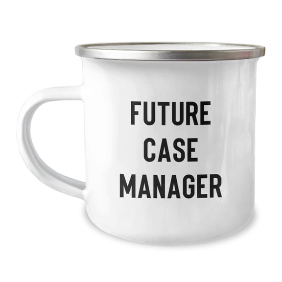Funny Future Case Manager Gifts, Case Manager Camping Mug, 'You're a-maize-ing!' Quote, 12 oz Stainless Steel with Enamel Finish, Gifts from Friends to Case Manager