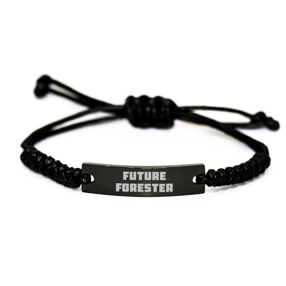 Funny Future Forester Rope Bracelet, Gifts from Friends and Family for Men, Inspired by Forester Love, Christmas Unique Presents