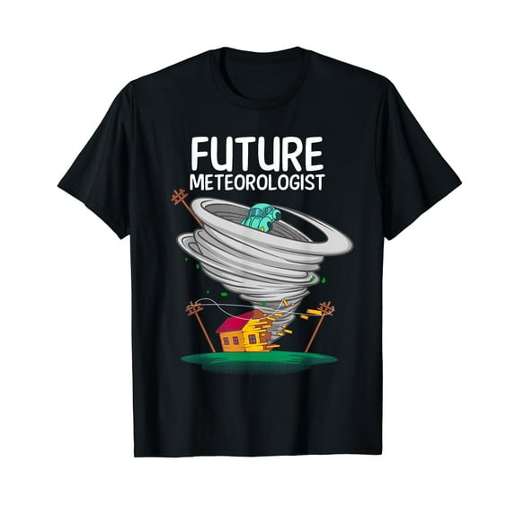 Funny Future Meteorologist Gift For Kids Cool Meteorology T-Shirt