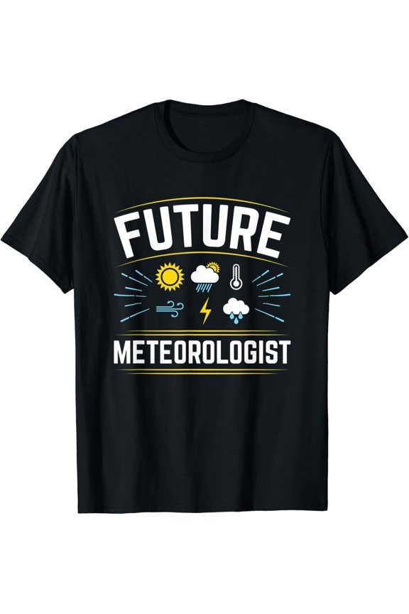 Funny Future Meteorologist Kids Cool Meteorology T-Shirt