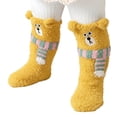 thumbnail image 1 of Funny Fuzzy Slipper Socks for Kids, Cute Novelty Soft Cozy Winter Warm Home Sleeping Socks, Fluffy Comfortable Gift for Children, 1 of 5