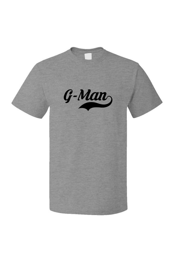 Funny G-Man Retro Old School T shirt Tee Gift