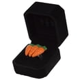 thumbnail image 1 of Funny Gag Gift Practical Joke Genuine 3 Carrot 3 Karat Ring In Velvet Lined Box, 1 of 4