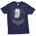 thumbnail image 1 of Funny Galileo Tee Thunderbolt and Lightning Shirt Galileo Very Frightening Me T-Shirt (Medium Navy Blue), 1 of 7