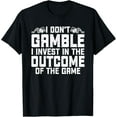 thumbnail image 1 of Funny Gambling Art For Men Women Gambler Poker Casino Lover T-Shirt, 1 of 5