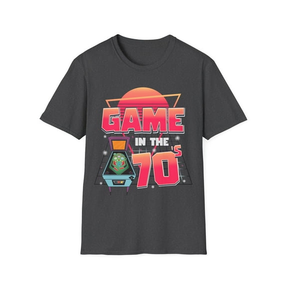 Funny Game in the 70s Novelty Family Art Pinball Game Unisex T-Shirt