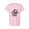 thumbnail image 1 of Funny Gamer And Video Game Quote Eat Sleep Rainbow Six Siege Repeat Unisex T-Shirt, up to size 5XL, 1 of 2