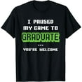 thumbnail image 1 of Funny Gamer Graduate Graduation T-Shirt, 1 of 4