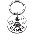 thumbnail image 1 of Funny Gamer Keychain Gifts for Gamers Him Boys Men Son Grandson Kids Children Childs Teens Teenage to My Son Birthday Christmas Valentines Day Gifts Gamer with Gaming Controller Children Video Game, 1 of 6