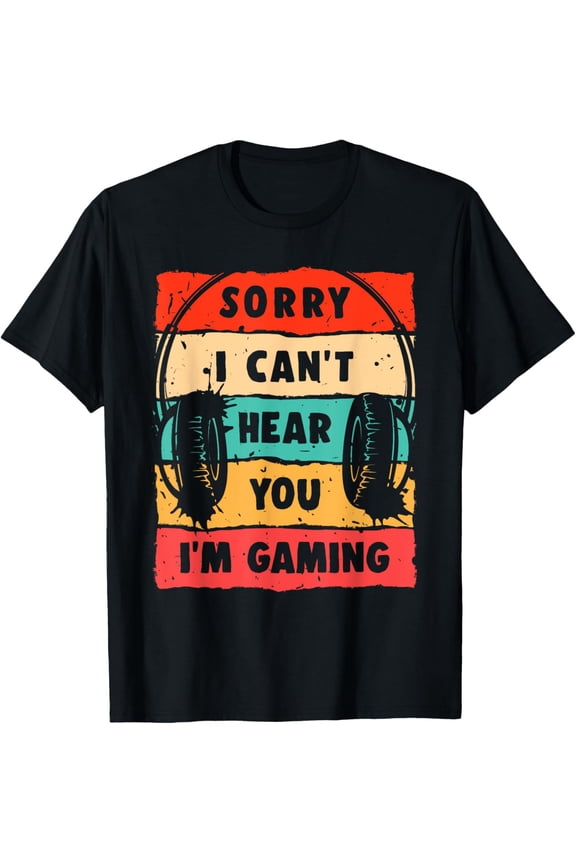 Funny Gamer Shirt for Teens Boys Men Video Gaming T-Shirt