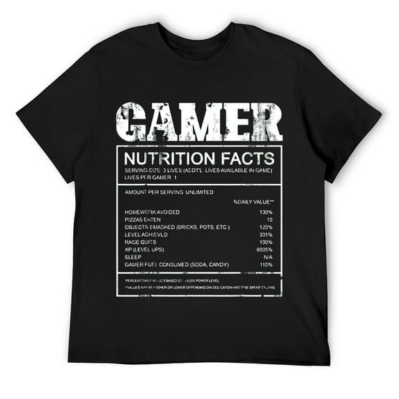 Funny Gamer Video Games Gift Idea Men Boys Kids Gaming T-Shirt Black