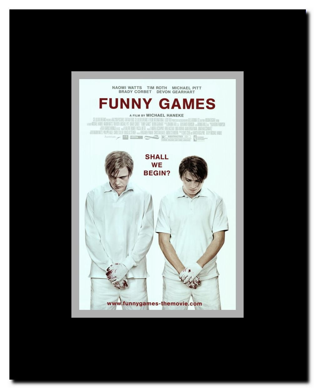 Funny Games Framed Movie Poster