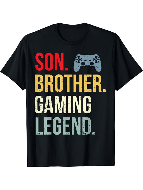 Funny Gaming Boys Girls Men Gamer Brother Video Game T-Shirt