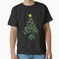 thumbnail image 1 of Funny Gaming Controller Christmas Tree Gamer Holiday Xmas Gift Unisex T-Shirt, for men & women, up to size 5XL, 1 of 2
