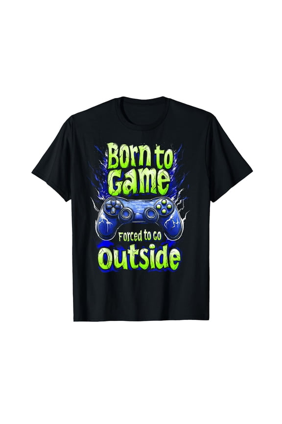 Funny Gaming Graphic T-Shirt with Game Controller Design for Young Video Gamers