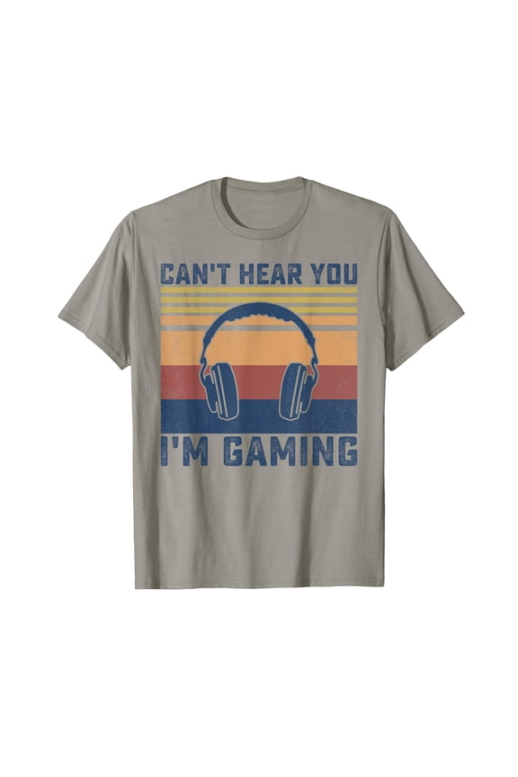 Funny Gaming Headphones Graphic T-Shirt for Men - Perfect for Gamers