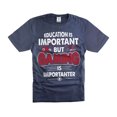 thumbnail image 1 of Funny Gaming Shirt Education Is Important But Gaming Is Importanter Shirt Gamer Shirts (X-Large Navy Blue), 1 of 6