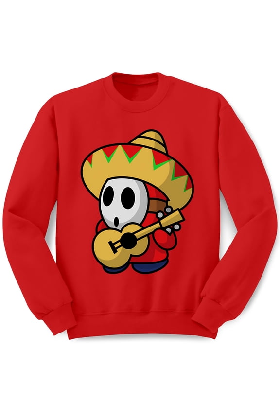 Funny Gaming Shy Guy Character Graphic Tee - Retro Arcade Design
