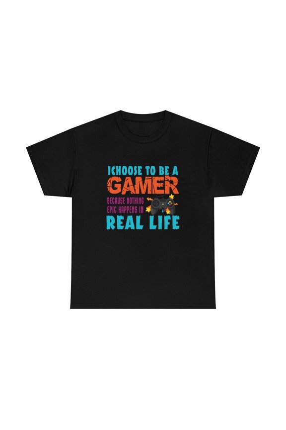 Funny Gaming Unisex Graphic Novelty T-Shirt