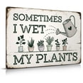 thumbnail image 1 of Funny Garden Metal Sign Vintage Outside Garden Decor Gardening Gifts for Women Plants Lovers12" x 8", 1 of 14