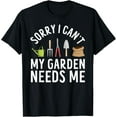 thumbnail image 1 of Funny Gardening My Garden Needs Me Gardener Lover T-Shirt100% pure cotton short-sleeved shirt for both men and women, 1 of 6