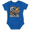 thumbnail image 1 of Funny Garfield Cartoon Up To No Good Romper Boys or Girls Infant Baby Brisco Brands 18M, 1 of 6