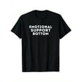 thumbnail image 1 of [Funny Gay Pride LGBTQ+ T-Shirt] Emotional Support Bottom - Funny Saying Gay Pride LGBTQ+ Gay T-Shirt Comfortable, Printed, Stylish, 1 of 5