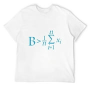 Funny Geek Gift - Be Greater Than Average - Shirt White Small