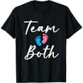 thumbnail image 1 of Funny Gender Reveal Team Both Boy Or Girl Baby Shower T-Shirt, 1 of 2