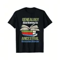 thumbnail image 1 of Funny Genealogy Ancestry Gift Genealogist Students T-Shirt, 1 of 2