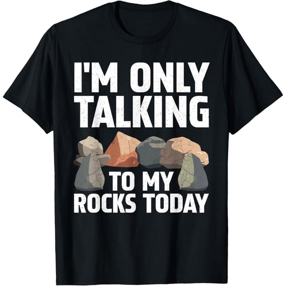Funny Geology Rock Hound Art For Men Women Rockhound Lover T-Shirt men and women can wear, black, white, gifts