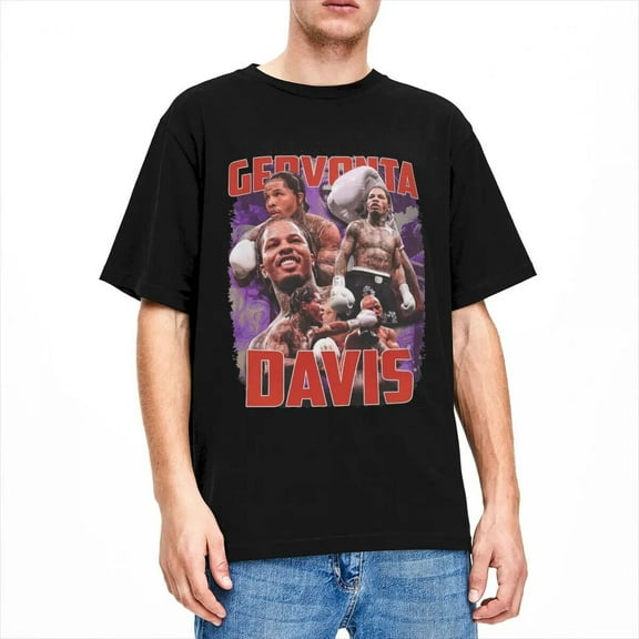Funny Gervonta Davis Bootleg T-Shirt Men Women O Neck 100% Cotton Cool Tank Davi