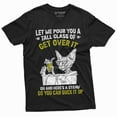 thumbnail image 1 of Funny Get Over It Cat T-Shirt Sarcastic Unisex Mens Womens Tee Birthday Gift Wife Gifts (XX-Large Black), 1 of 5