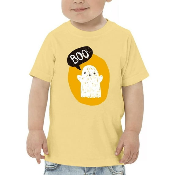 Funny Ghost Doodle. Boo T-Shirt Toddler -Image by Shutterstock, 4 Toddler