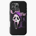 thumbnail image 1 of Funny Ghost Face Call Me Scary Phone Case for iPhone 16 15 14 13 12 11 Pro Max M5900327, 1 of 2