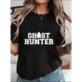 thumbnail image 1 of Funny Ghost Hunter Halloween Paranormal Hunter Unisex T-Shirt, up to Size 5XL, 1 of 2