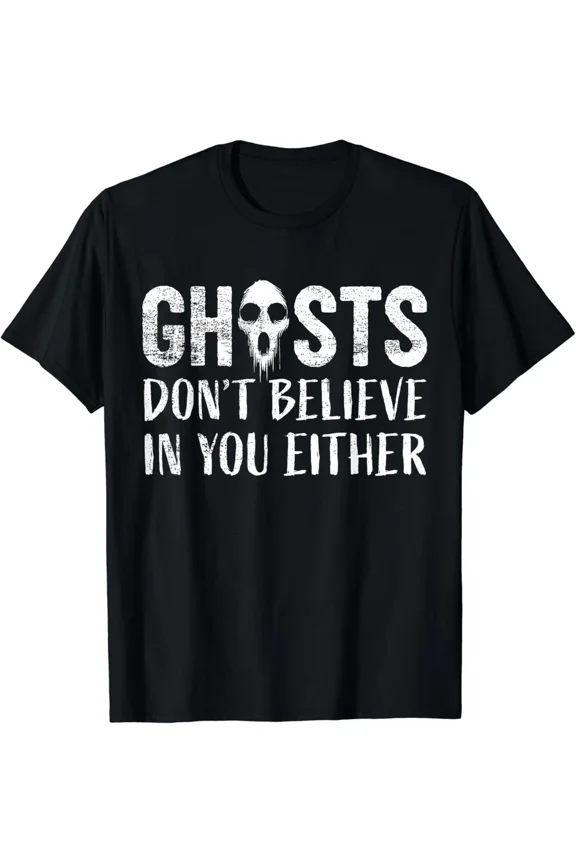 Funny Ghost Hunting Paranormal Investigator Hunter Gift Unisex T-Shirt, up to Size 5XL
