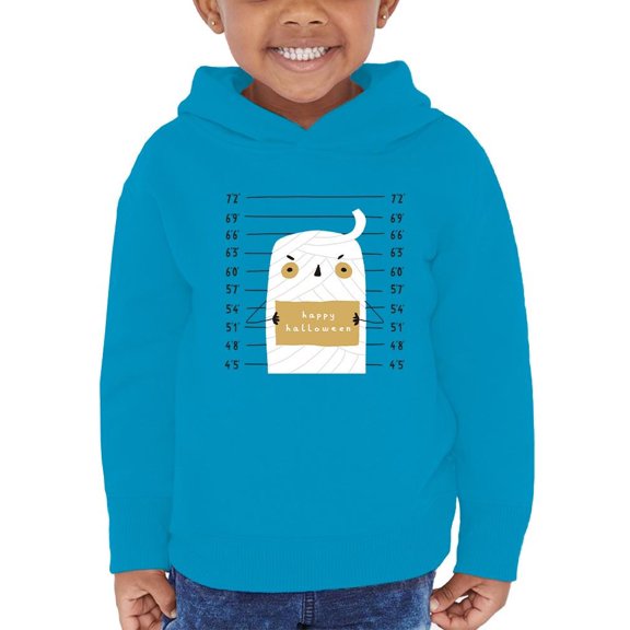 Funny Ghost In Mummy Costume Hoodie Toddler -Image by Shutterstock, 5 Toddler