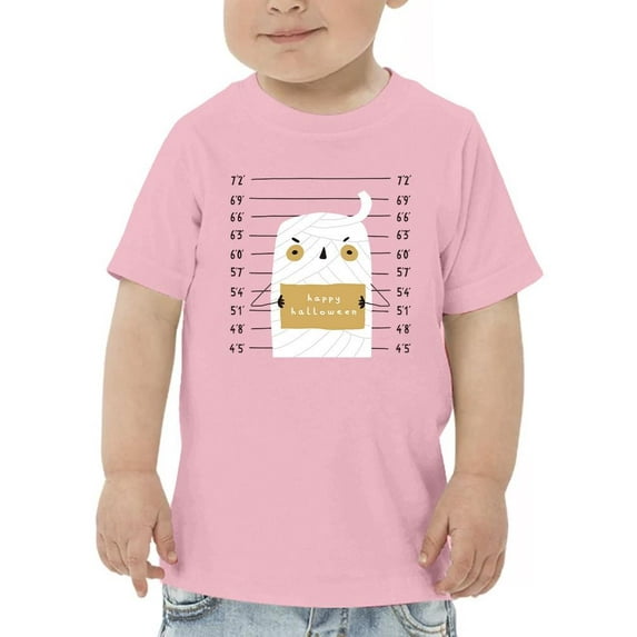 Funny Ghost In Mummy Costume T-Shirt Toddler -Image by Shutterstock, 2 Toddler