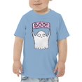 thumbnail image 1 of Funny Ghost W Banner. Boo! T-Shirt Toddler -Image by Shutterstock,  2 Toddler, 1 of 4
